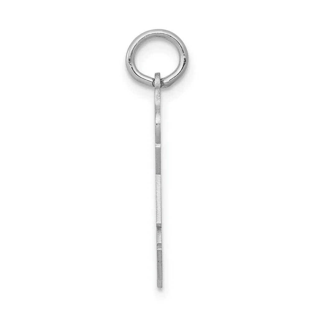 14k White Gold Kid Charm