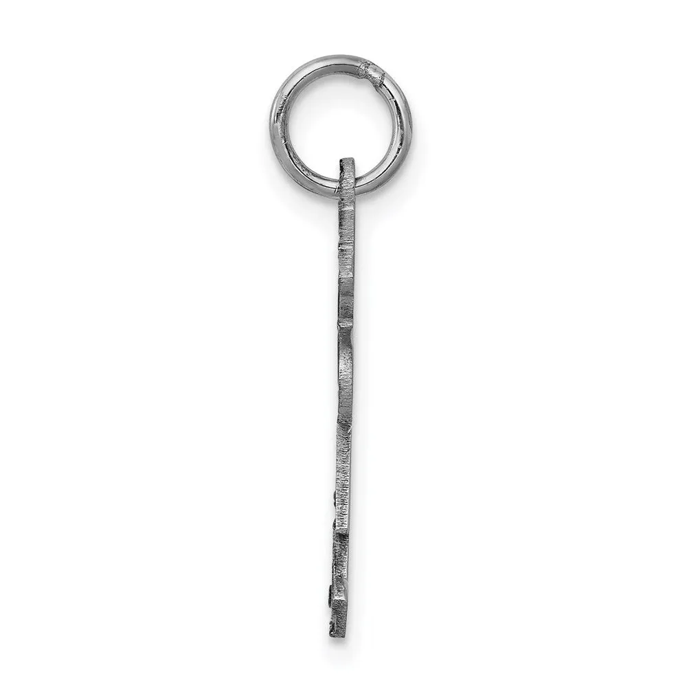 14k White Gold Kid Charm