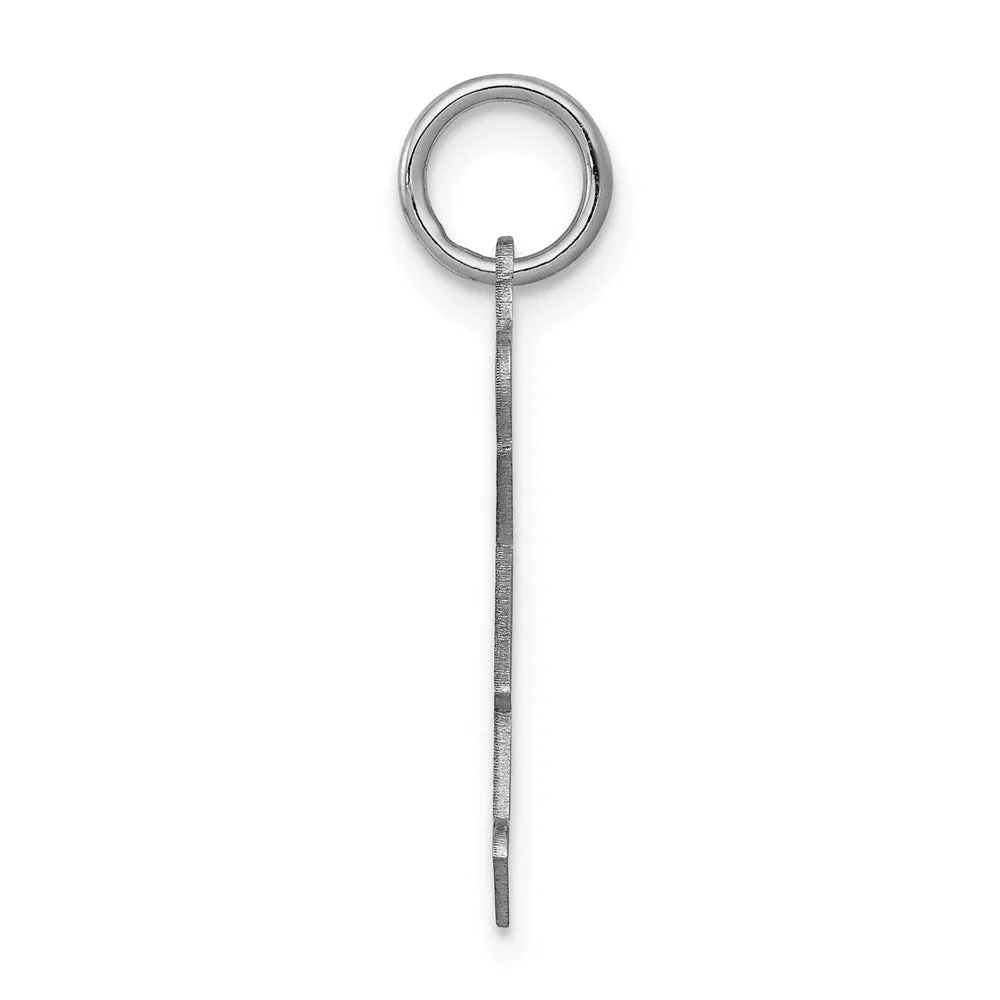 14k White Gold Kid Charm