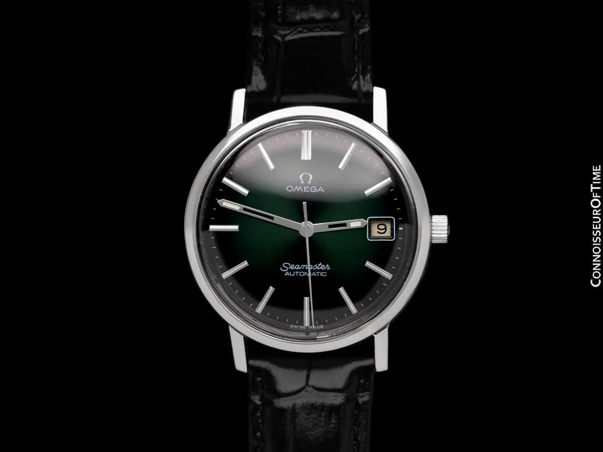 1979 Omega Seamaster Mens Vintage Watch, Automatic, Date - Stainless Steel