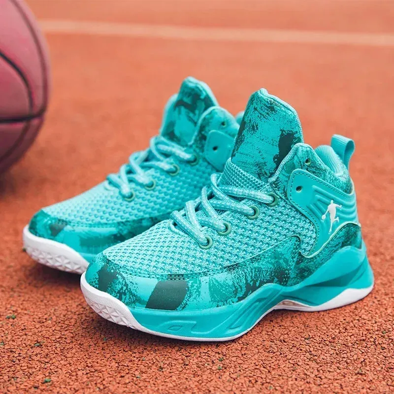 2024 Boys' Thick Sole Basketball Sneakers for Kids