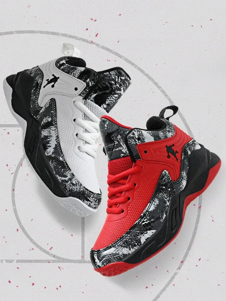 2024 Boys' Thick Sole Basketball Sneakers for Kids