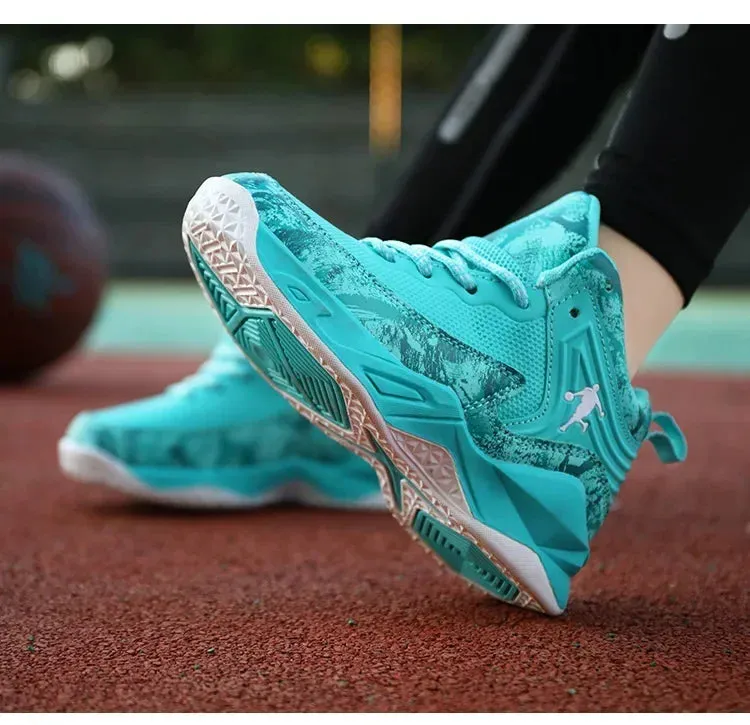 2024 Boys' Thick Sole Basketball Sneakers for Kids