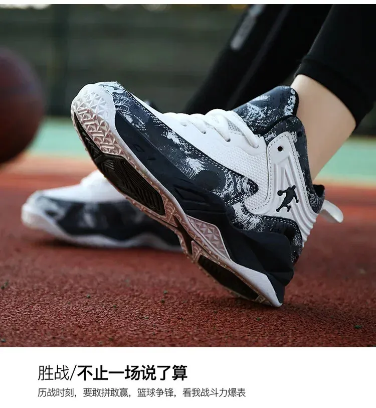 2024 Boys' Thick Sole Basketball Sneakers for Kids