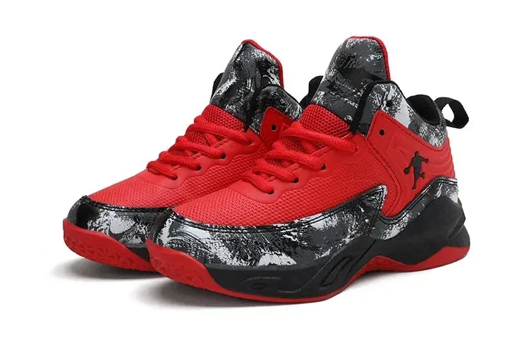 2024 Boys' Thick Sole Basketball Sneakers for Kids