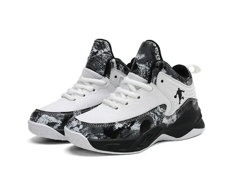 2024 Boys' Thick Sole Basketball Sneakers for Kids