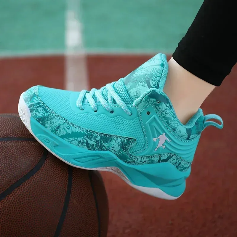 2024 Boys' Thick Sole Basketball Sneakers for Kids