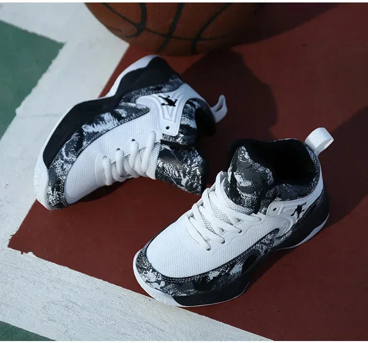 2024 Boys' Thick Sole Basketball Sneakers for Kids