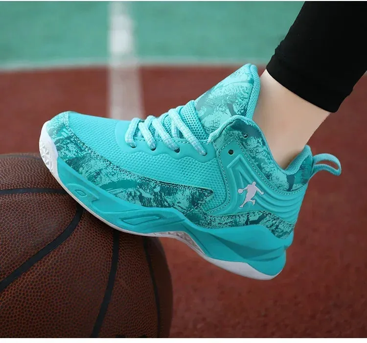 2024 Boys' Thick Sole Basketball Sneakers for Kids