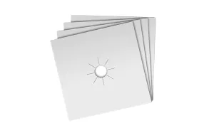 4-Pack:Stove Burner Covers - Gas Stove Protectors Non-Stick, Fast Clean Liners for Kitchen/Cooking