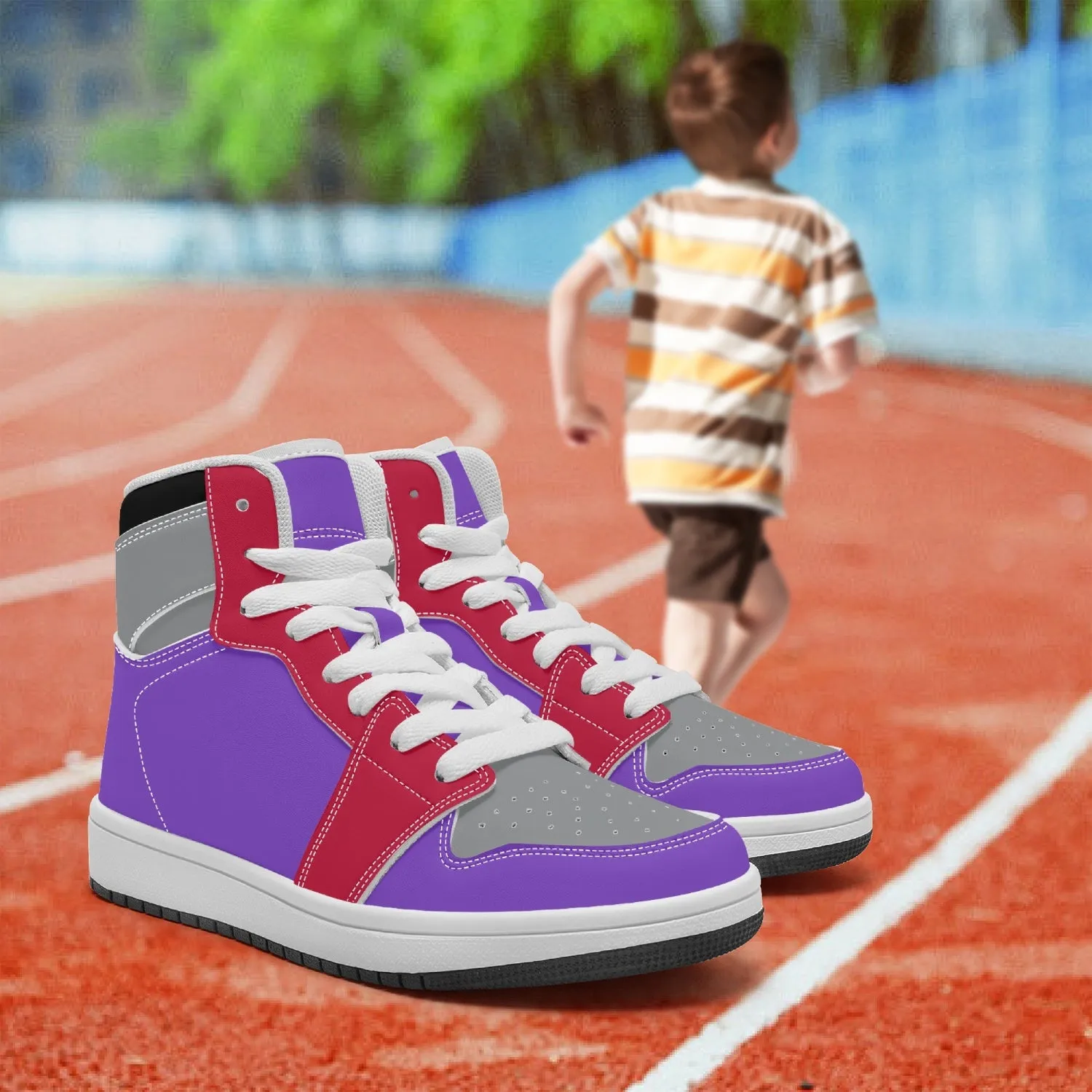 416 Retro Boys' High-Top Basketball Shoes by Niche Era – Speed & Style
