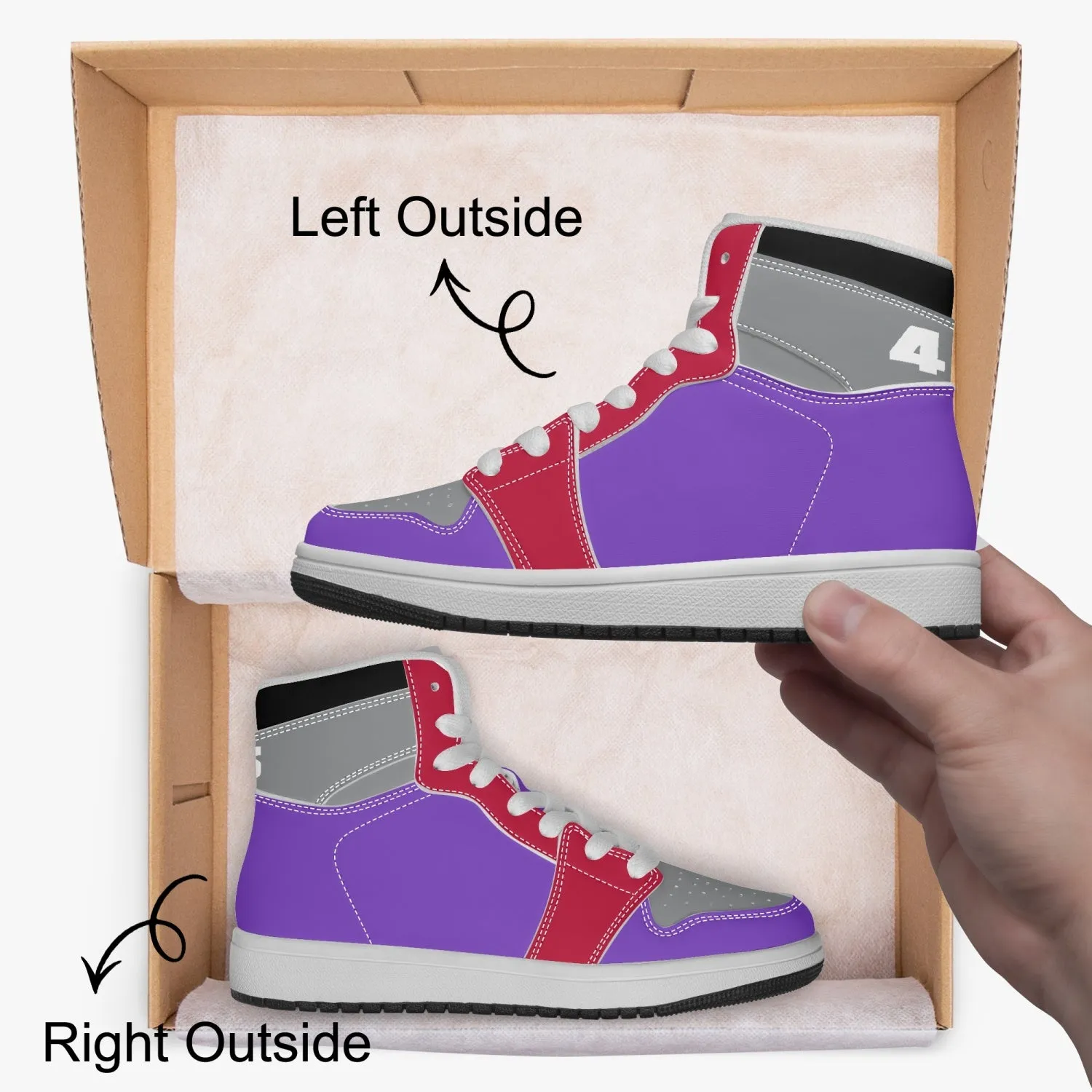 416 Retro Boys' High-Top Basketball Shoes by Niche Era – Speed & Style