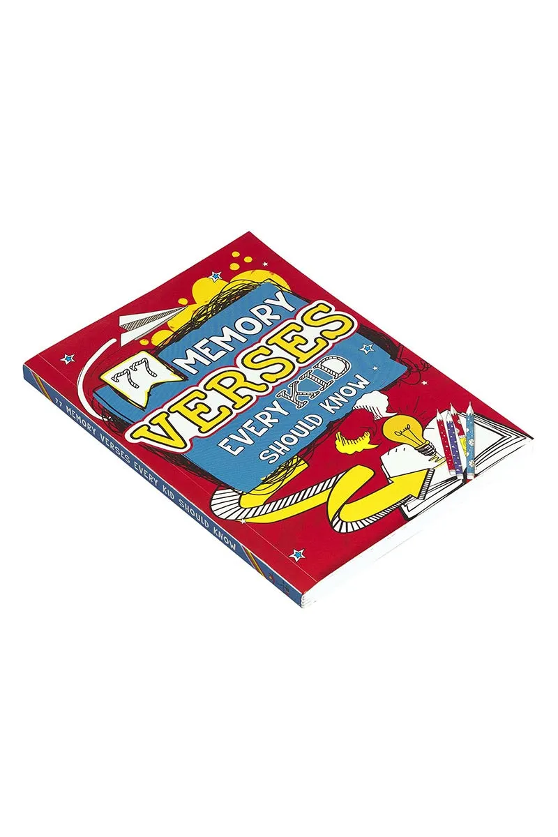 77 Memory Verses Every Kid Should Know Softcover Book
