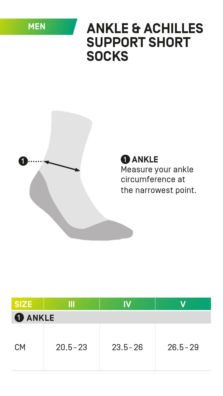 Ankle Support Short Socks (Men's)