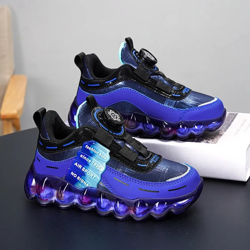 Anti-Skid Leather Kids Sneakers for Active Fun