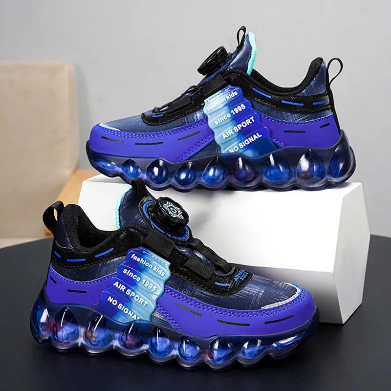 Anti-Skid Leather Kids Sneakers for Active Fun