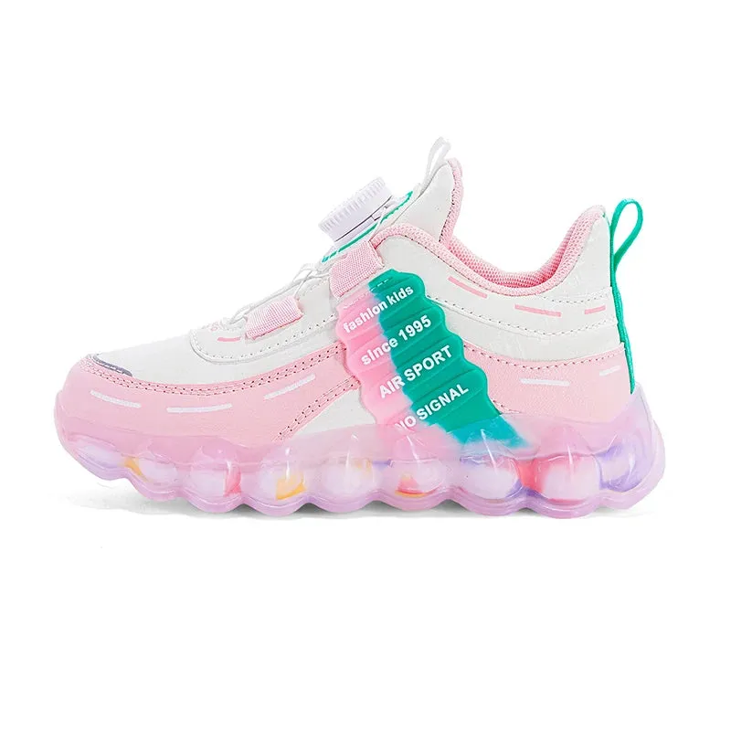 Anti-Skid Leather Kids Sneakers for Active Fun
