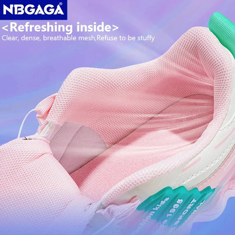 Anti-Skid Leather Kids Sneakers for Active Fun