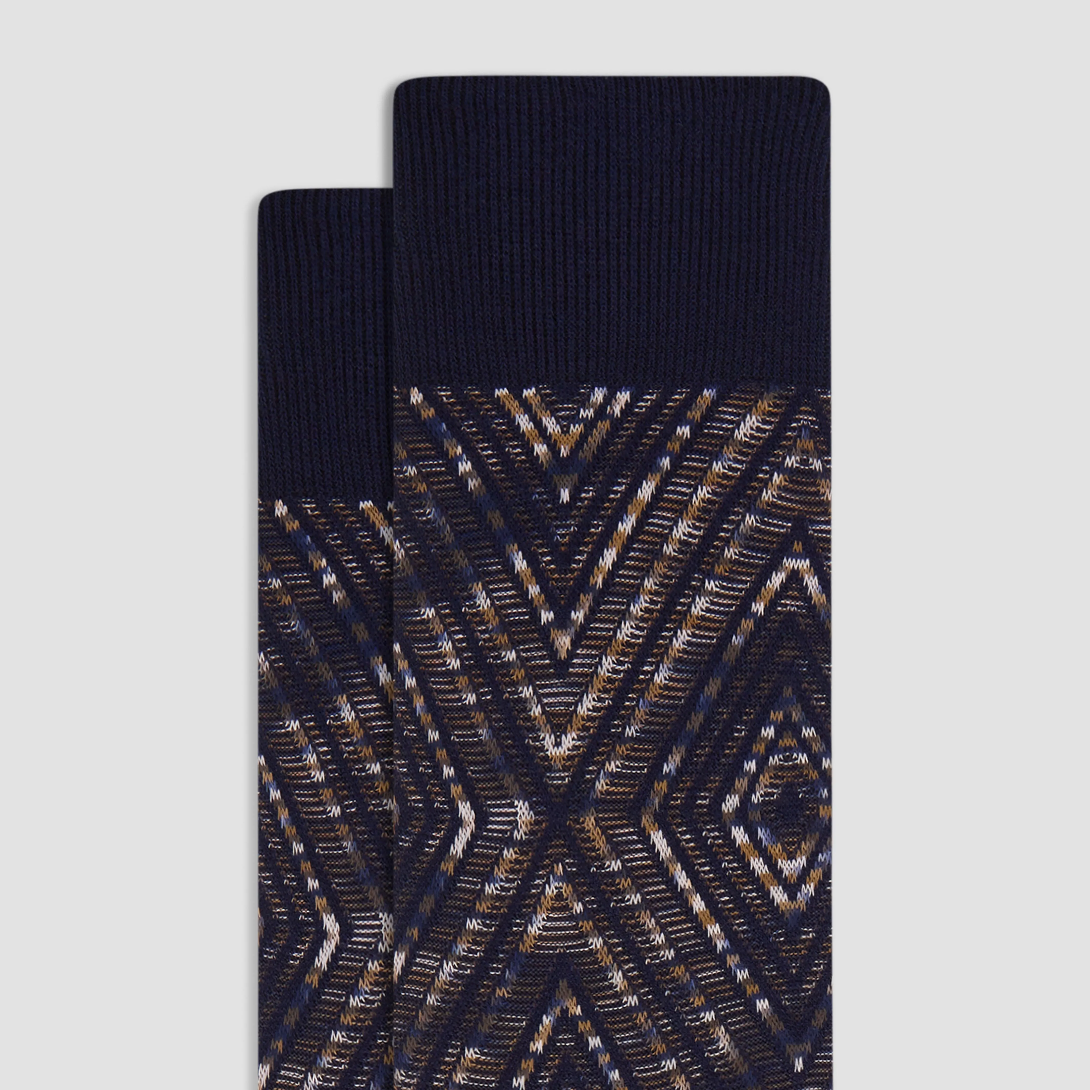 Argyle Mid-Calf Socks
