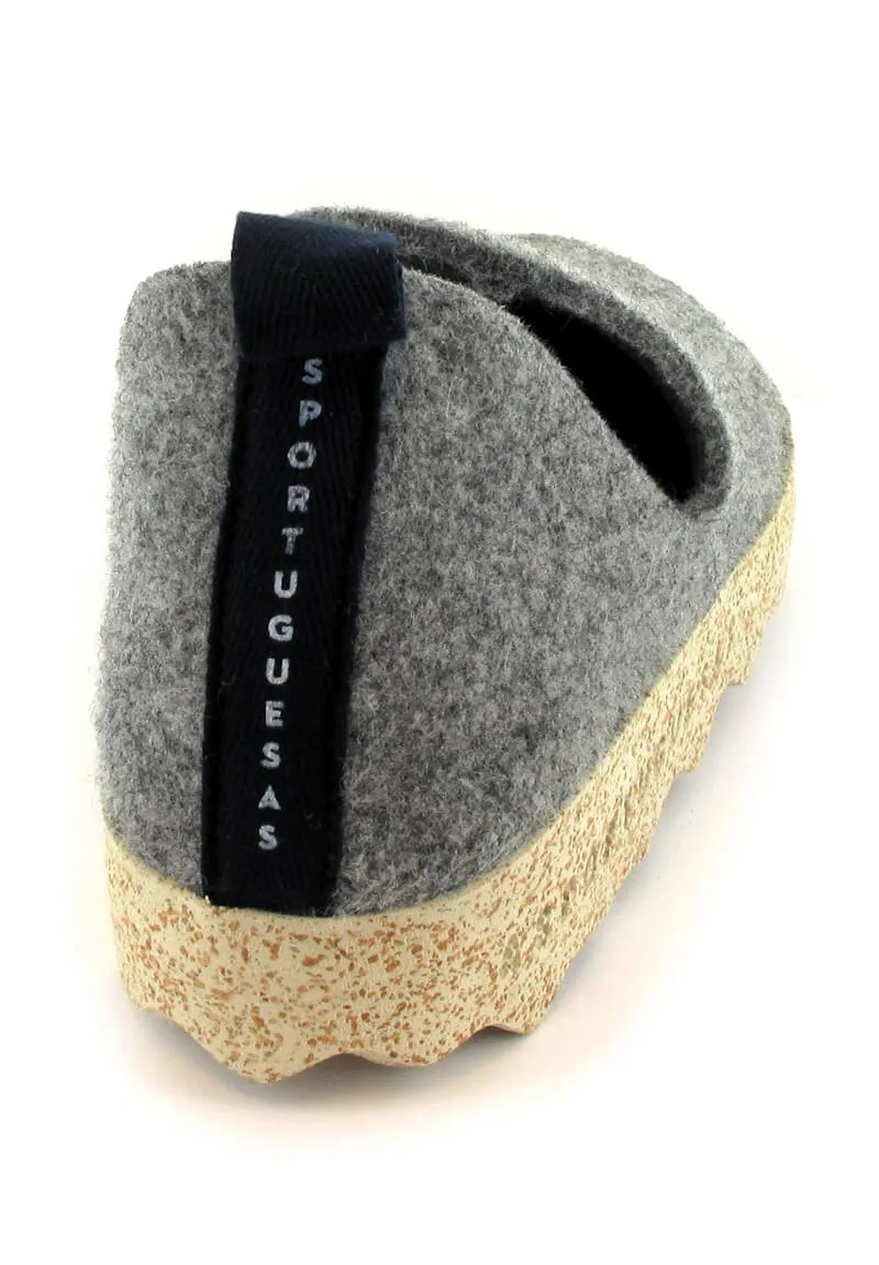 ASPORTUGUESAS Shoes | Felt Slippers City, Concrete