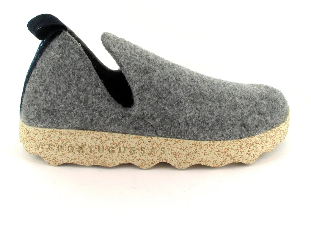 ASPORTUGUESAS Shoes | Felt Slippers City, Concrete