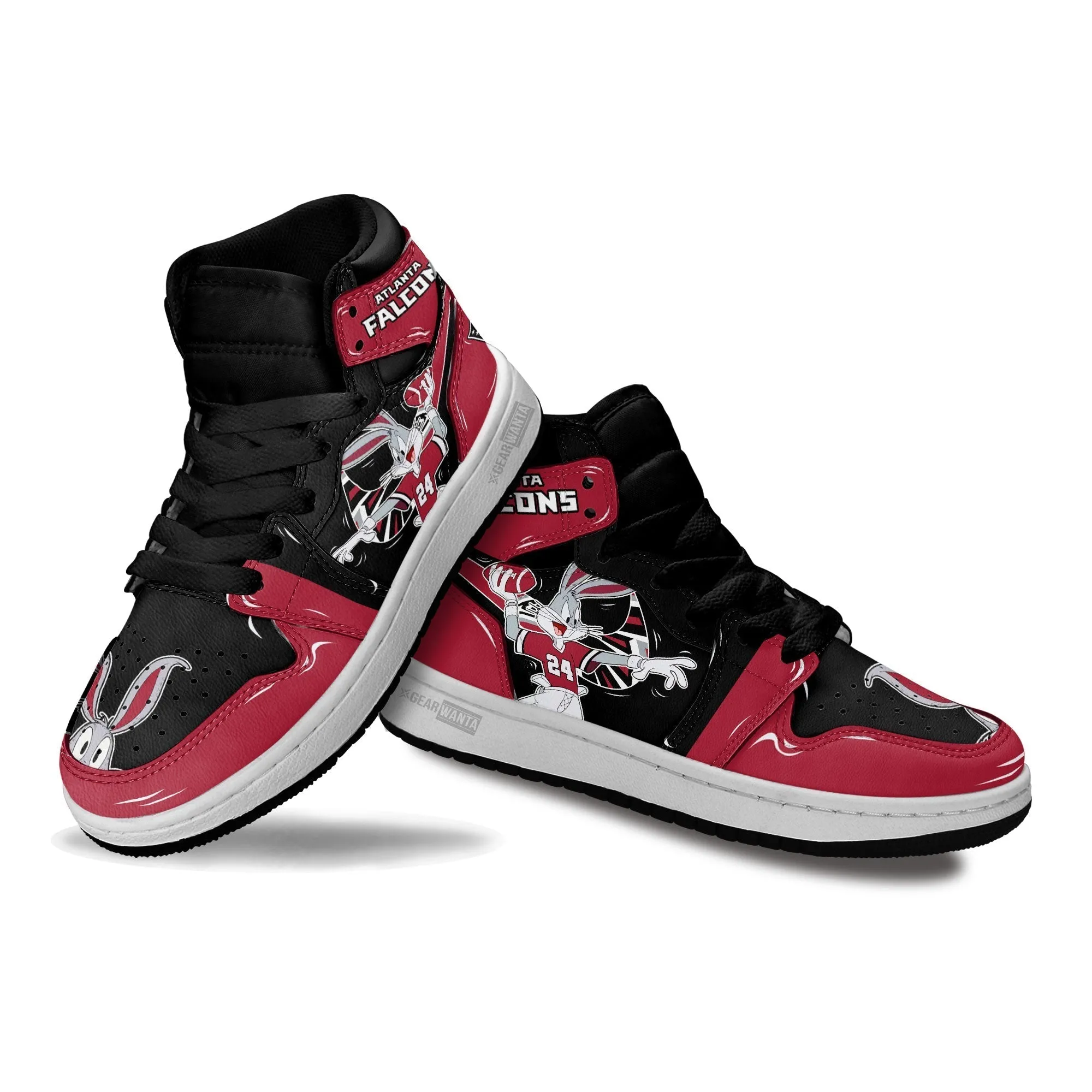 Atlanta Falcons Kid J1s Sneakers Custom