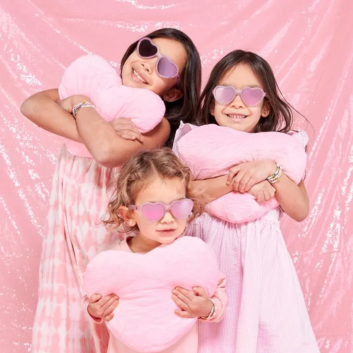 Babiator Non-Polarized Mirrored Heart Sunglasses - Sparkle Squad( Limited Edition )