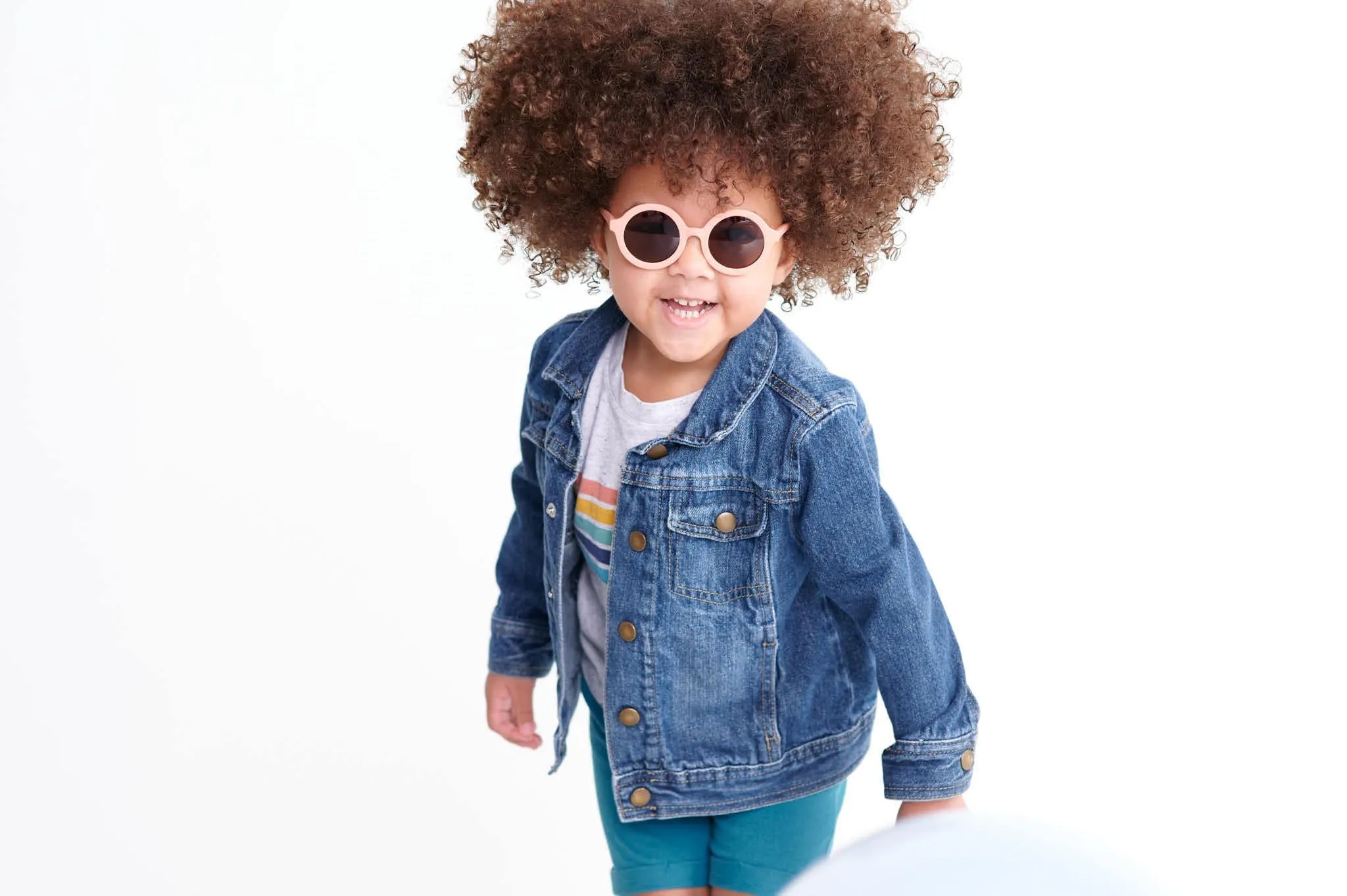 Babiators - Euro Round - Peachy Keen with Amber Lens
