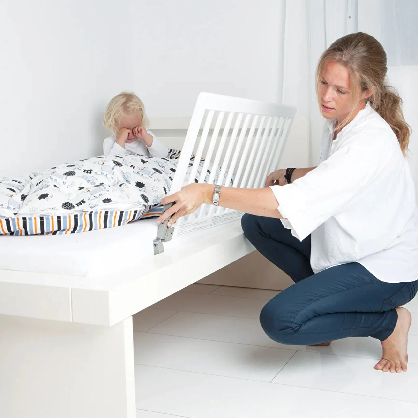 BabyDan Bed Guard - White