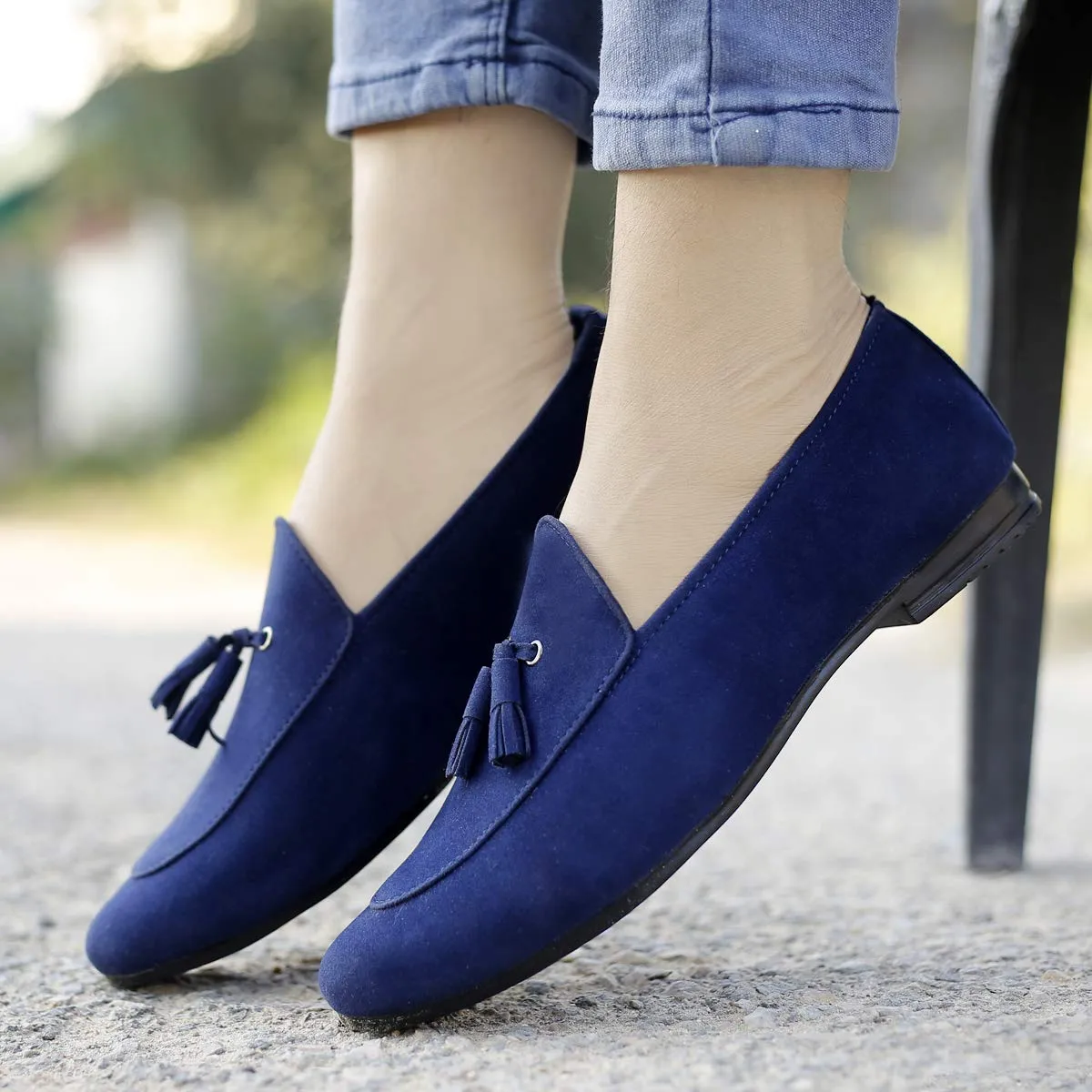 Basic Pattern Classic Casual Suede Material Loafer & Moccasins Shoe For Men-JonasParamount