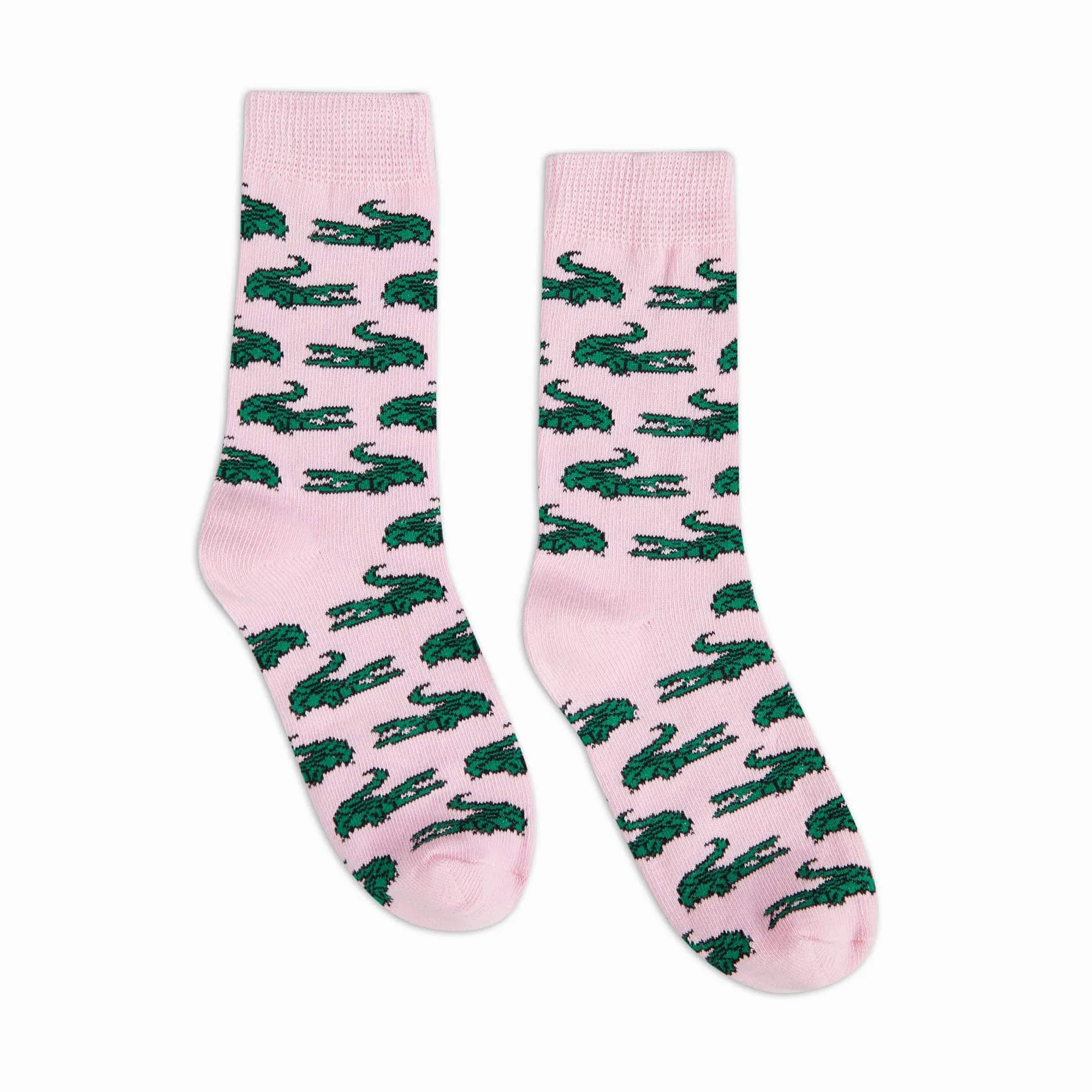 Big Kid Gator Pink Socks