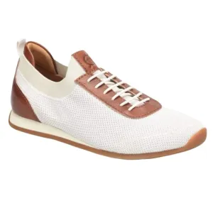 Born Barrett White Bourbon Knit Combo Men’s Shoe Sneaker Size 9.5