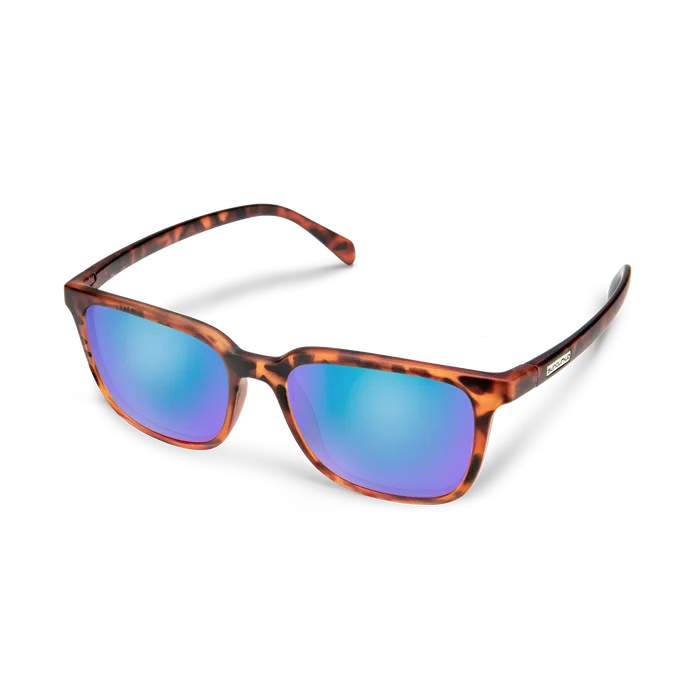 Boundary - Matte Tortoise   Polarized Blue Mirror