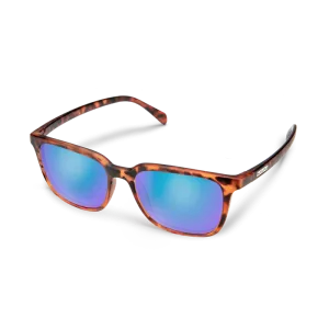 Boundary - Matte Tortoise   Polarized Blue Mirror