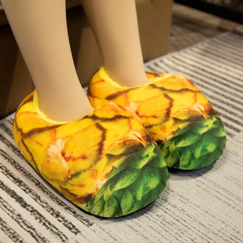 Bread Design Winter Slippers for Adults