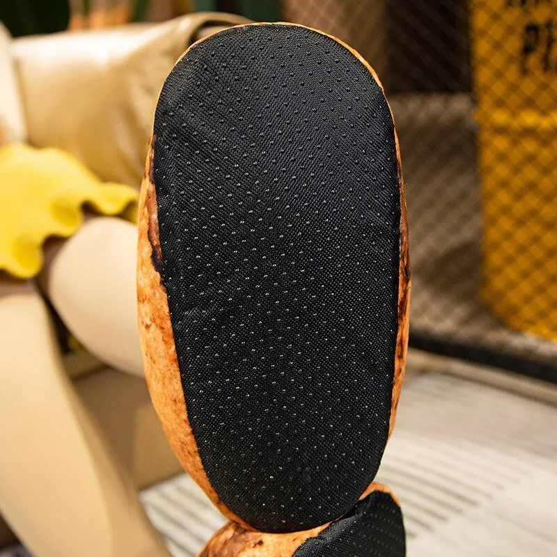 Bread Design Winter Slippers for Adults