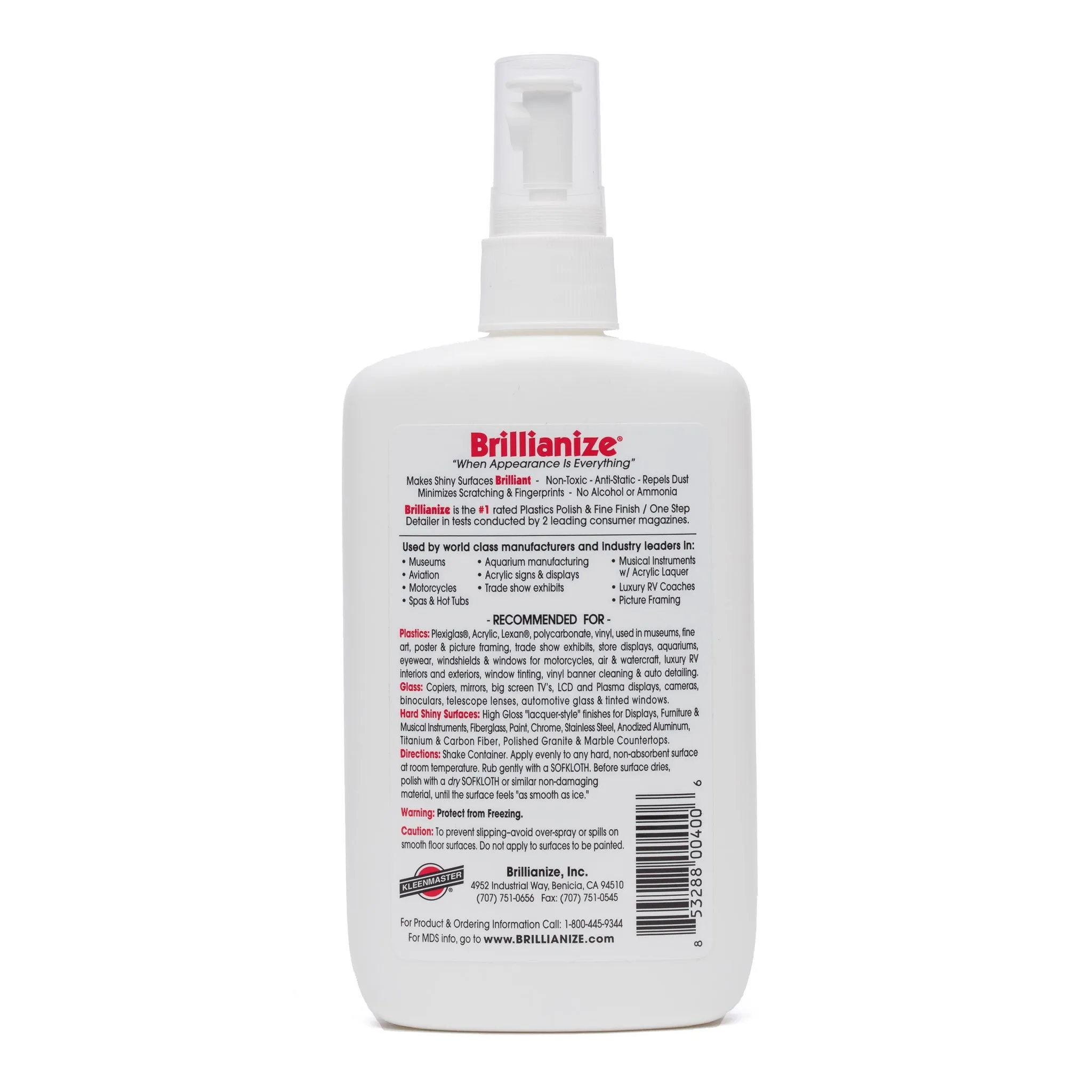 Brillianize Plastic Cleaner