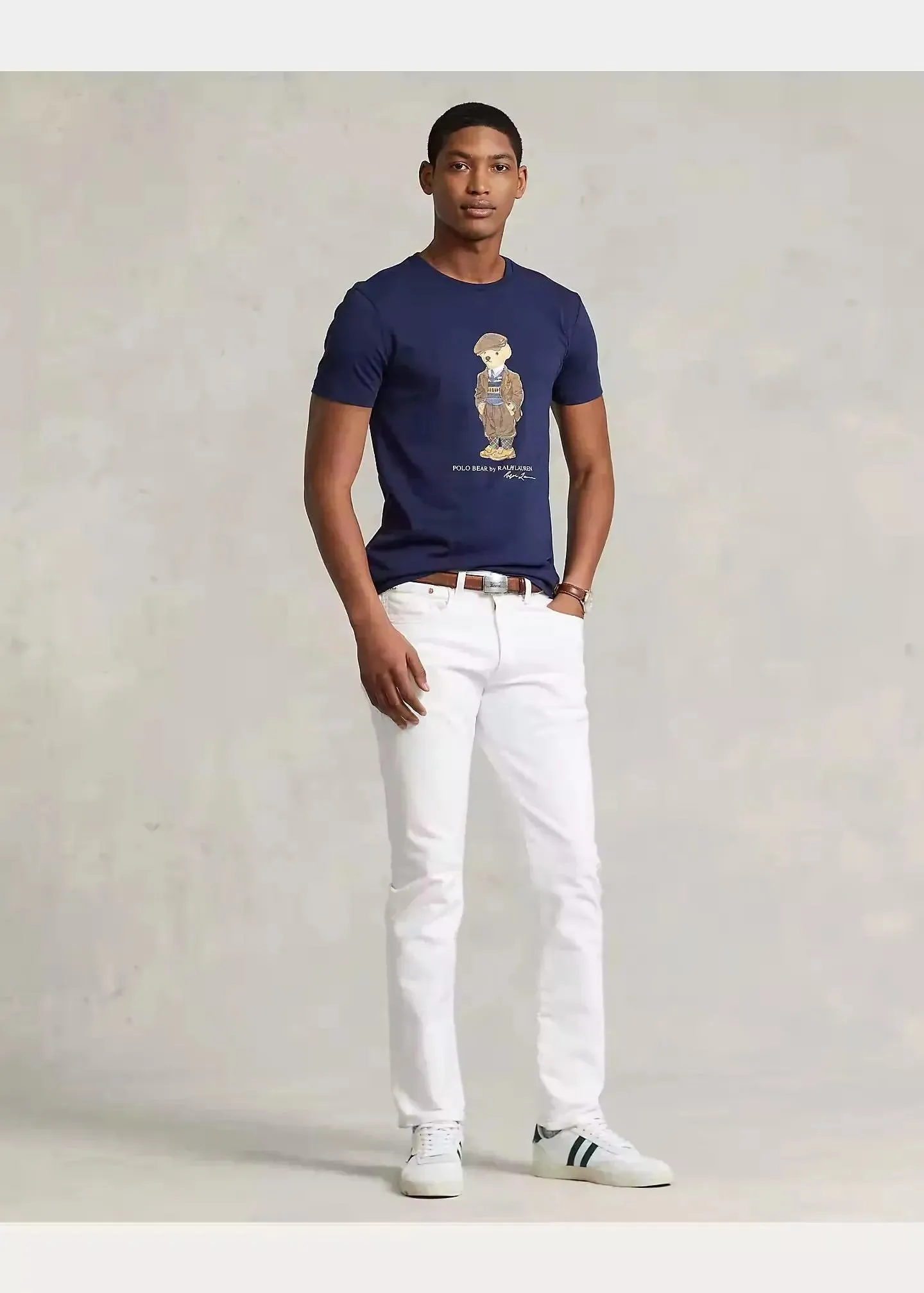 Camiseta de punto jersey Custom Slim Fit