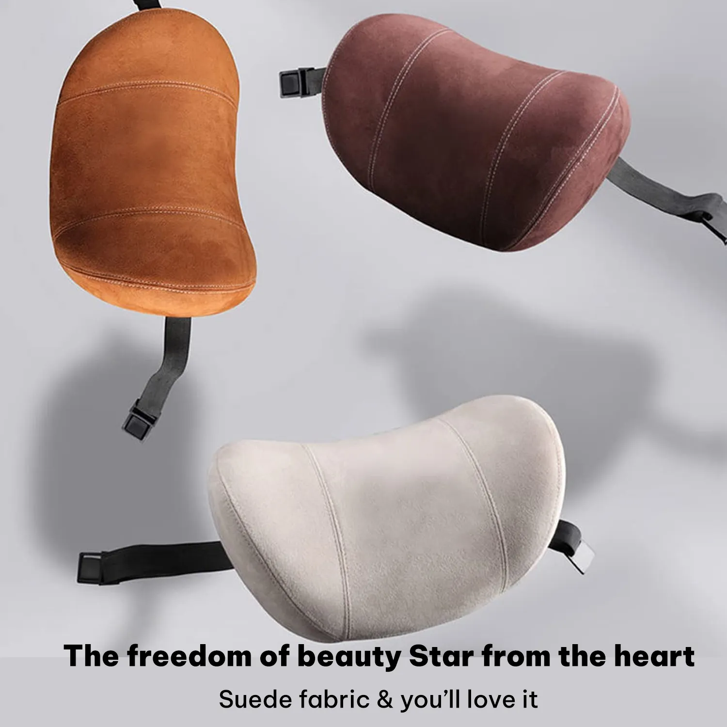 Car Headrest (2 PCS), Custom-Fit For Car, Update Version Premium Memory Foam Car Neck Pillow WAJG227