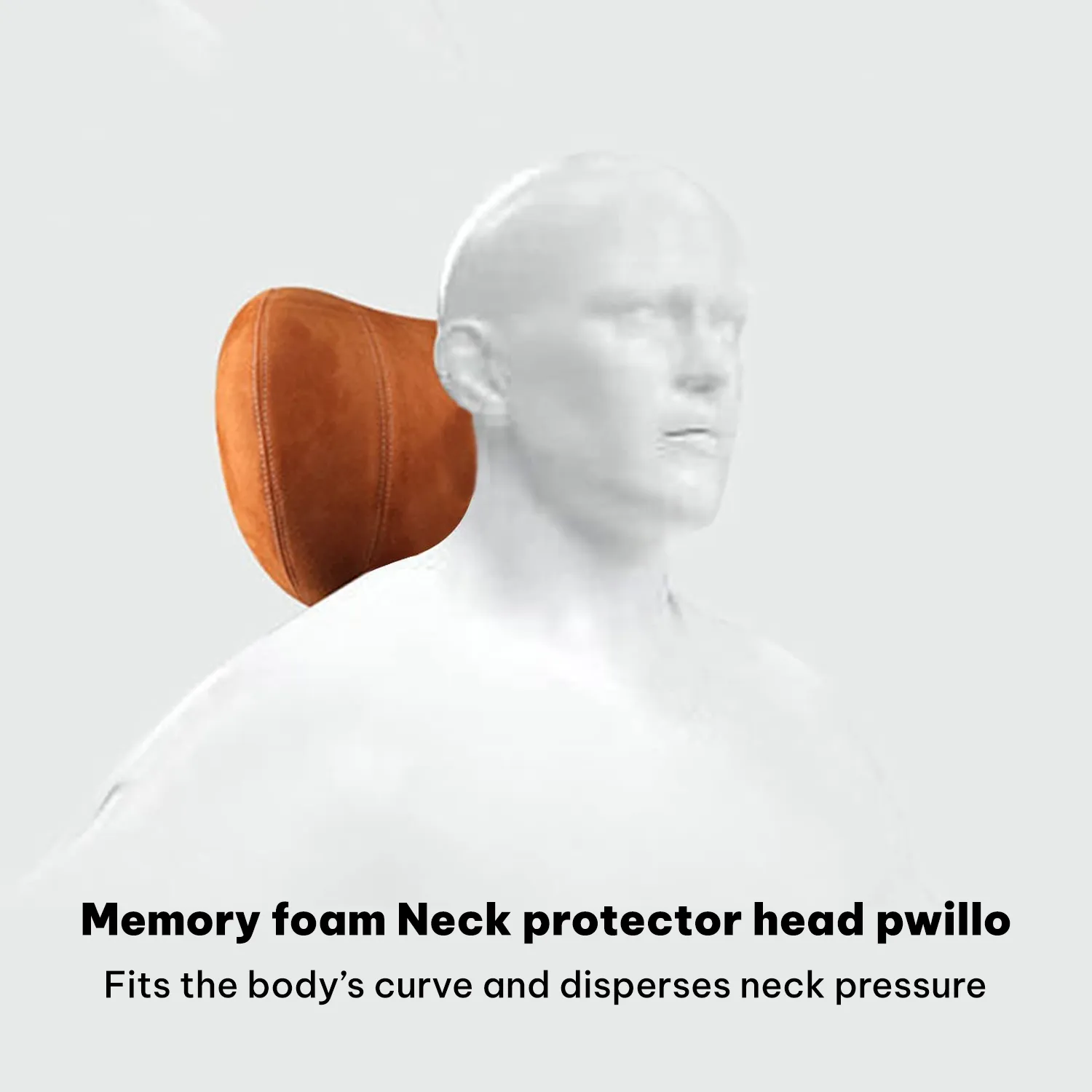 Car Headrest (2 PCS), Custom-Fit For Car, Update Version Premium Memory Foam Car Neck Pillow WAJG227