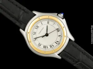 Cartier Cougar Panthere Ladies 2-Tone Watch - Stainless Steel & 18K Gold