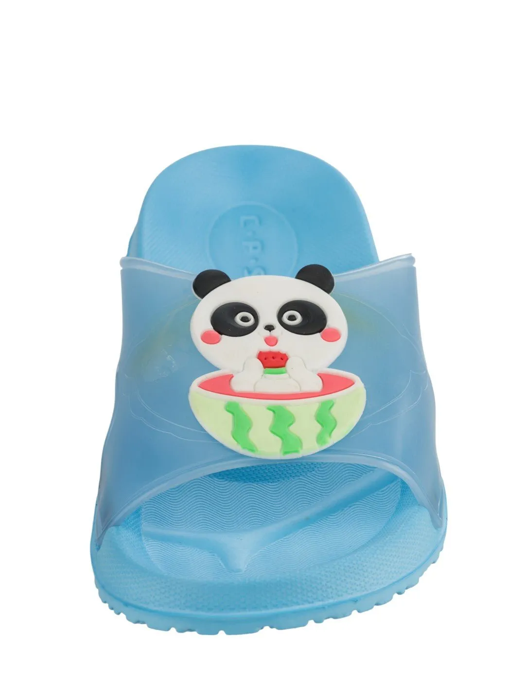 Cartoon Panda Watermelon Slides for Boys – Light Blue
