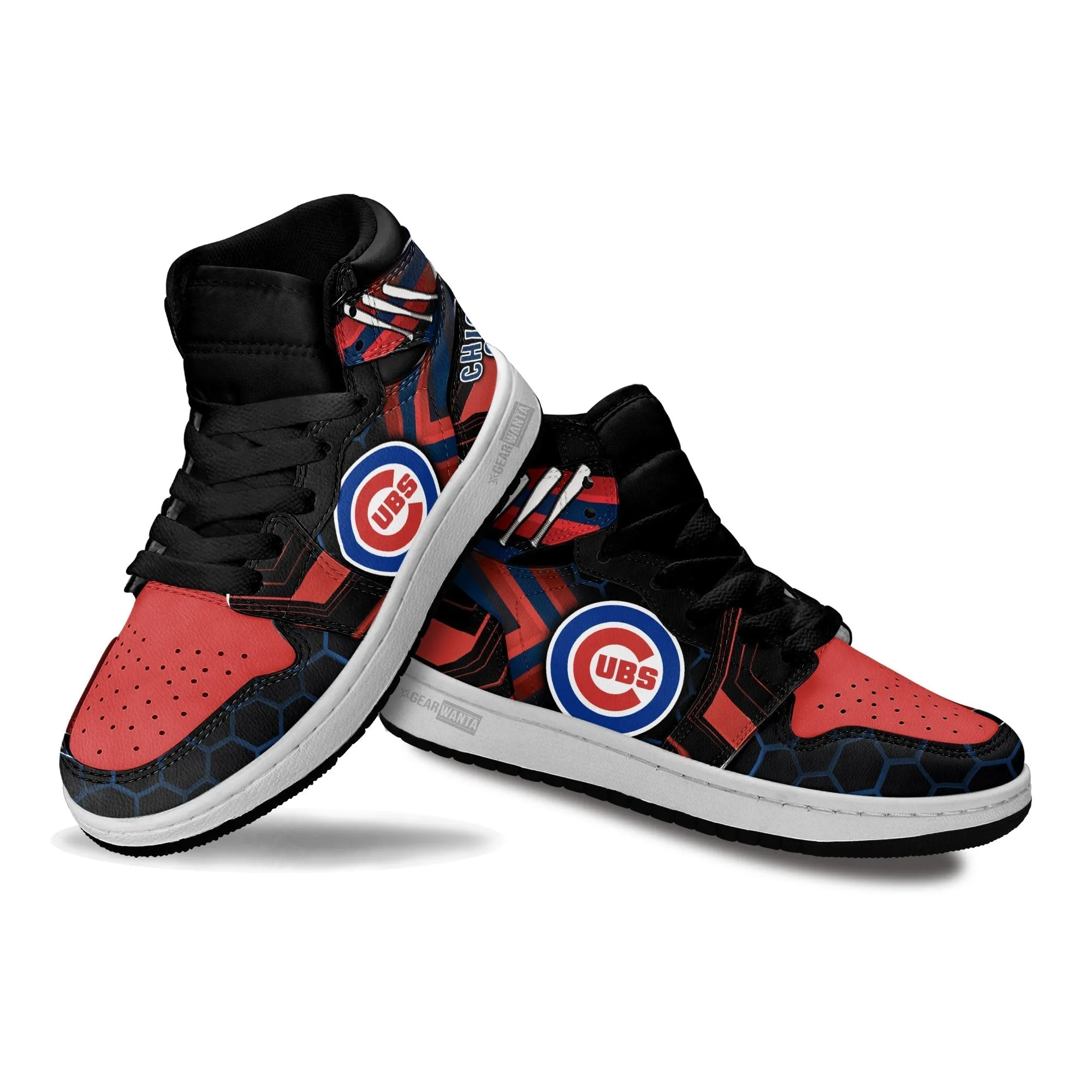 Chicago Cubs Kid J1s Sneakers Custom