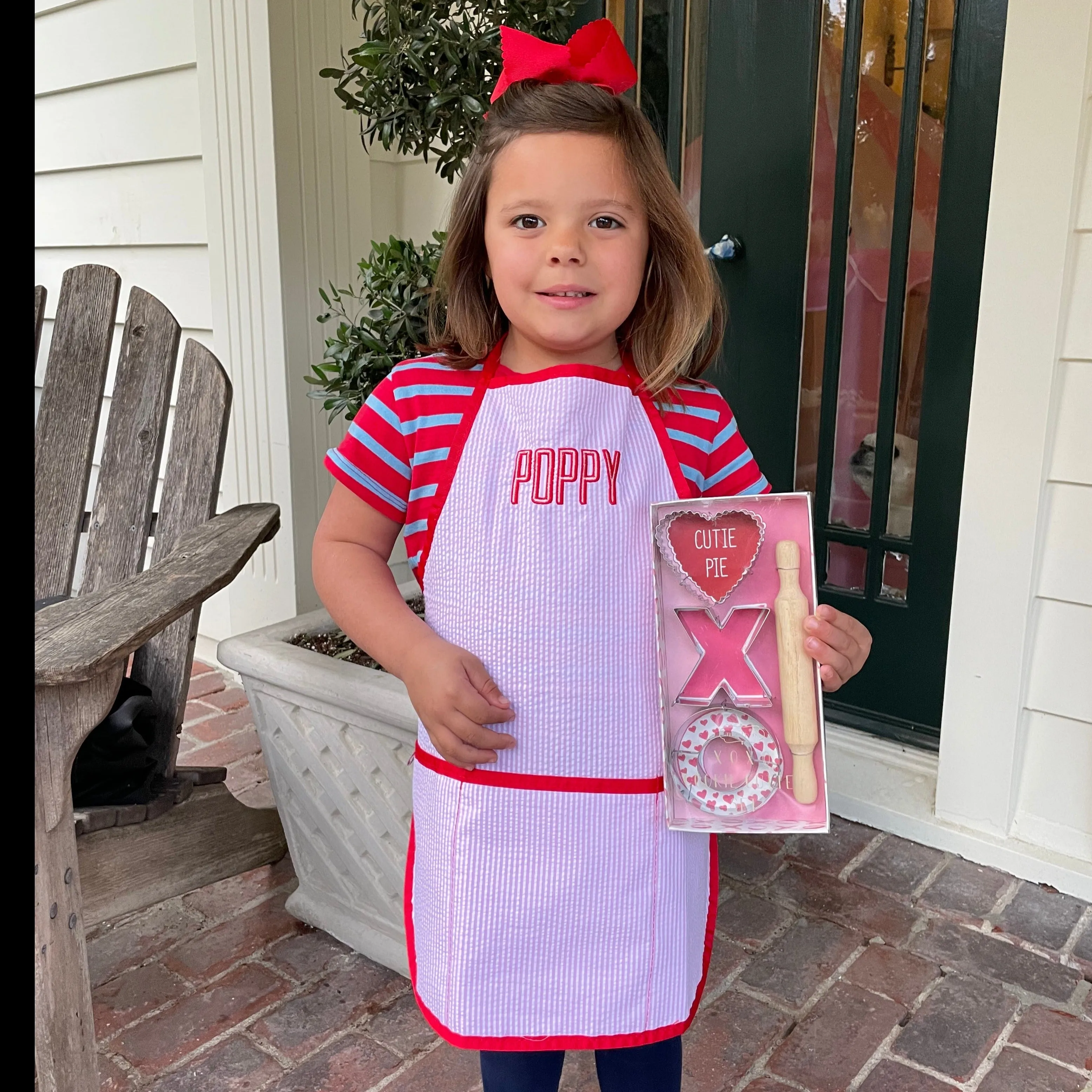 Children's Seersucker Apron & Art Smock