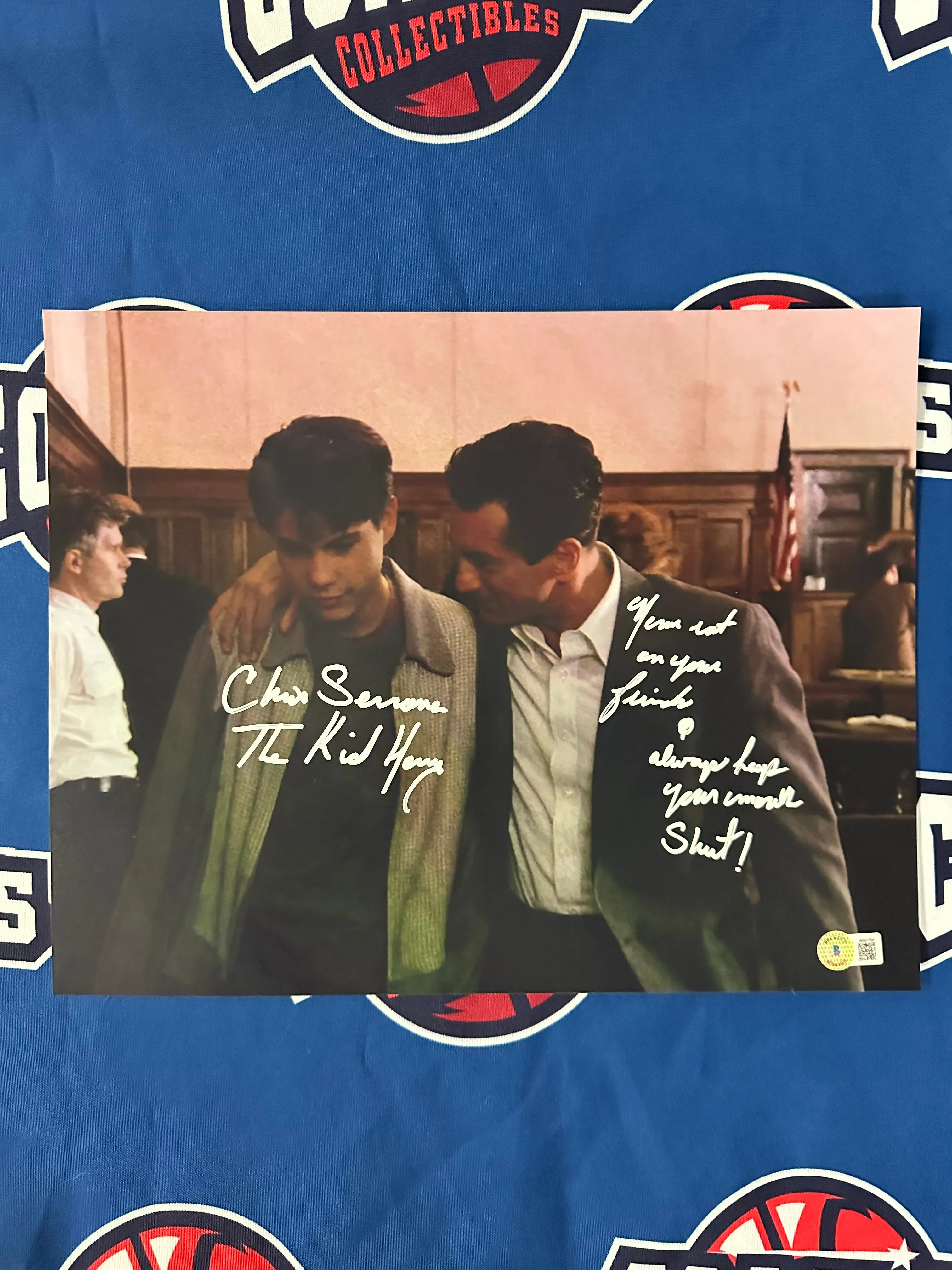 Chris Serrone "The Kid Henry" Autographed 11x14 Goodfellas Photo w/ Multi Inscr (Beckett)
