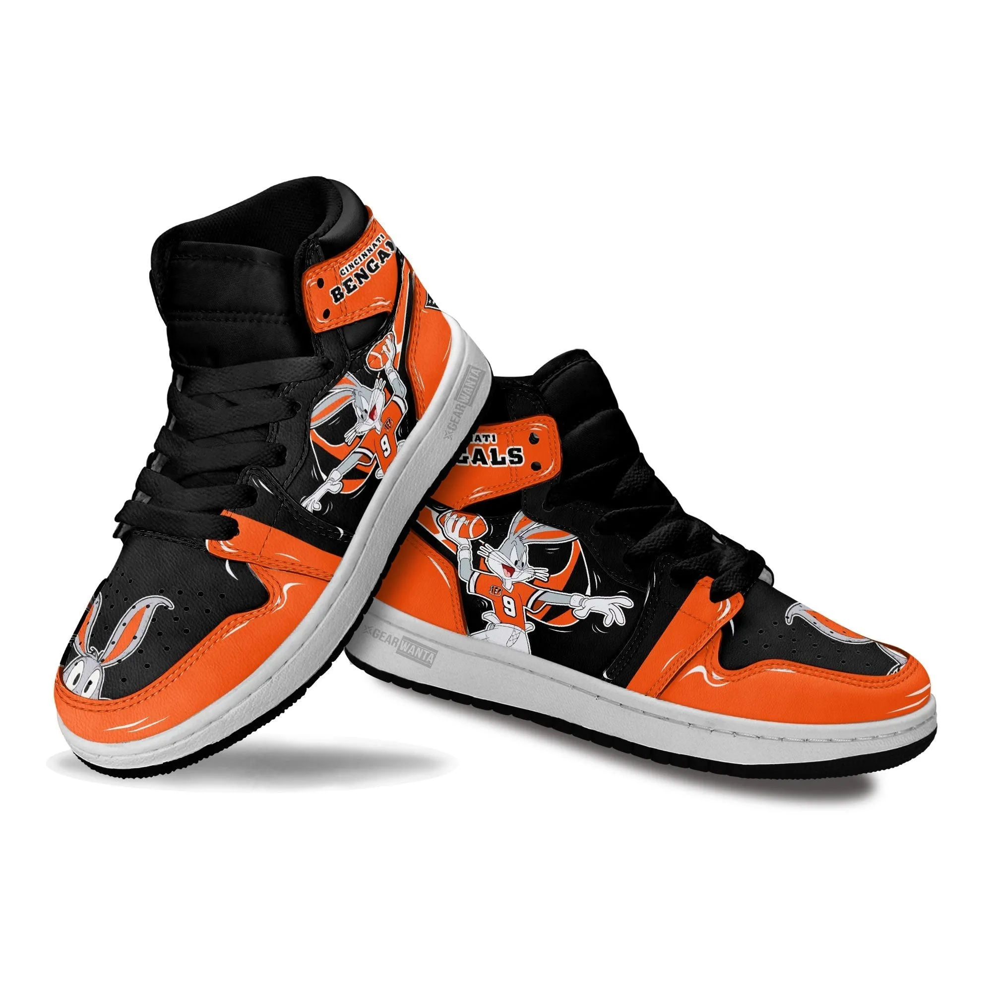 Cincinnati Bengals Kid J1s Sneakers Custom