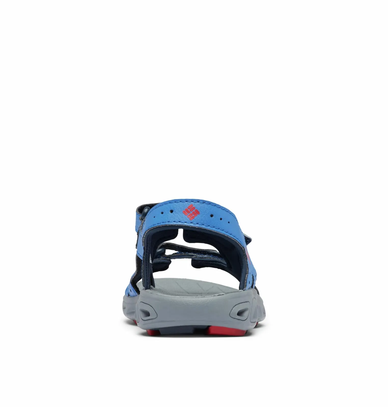 Columbia Youth Techsun Vent Sport Sandal, Stormy Blue/Mountain Red, 6