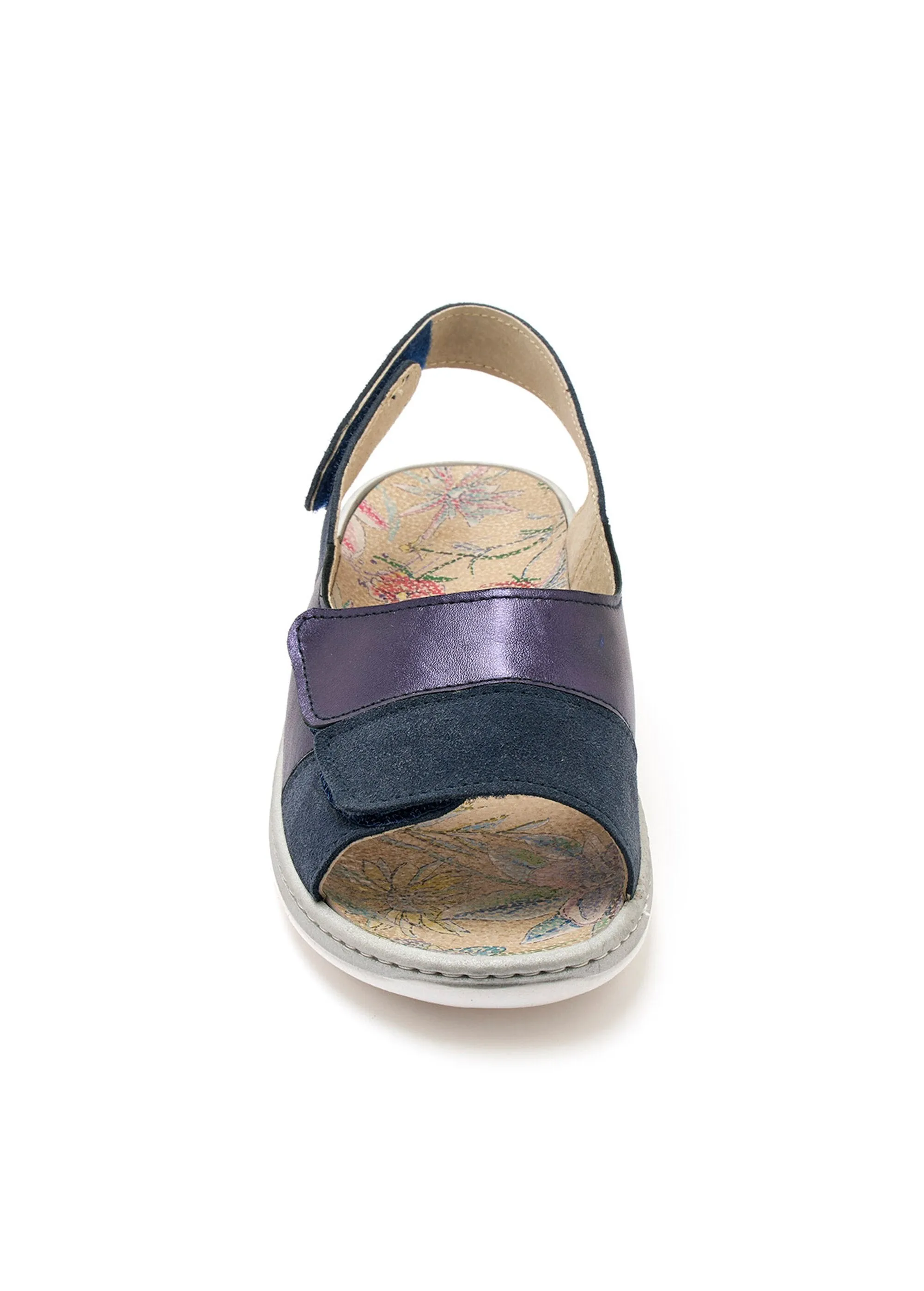 Comfortable, extra wide leather sandals