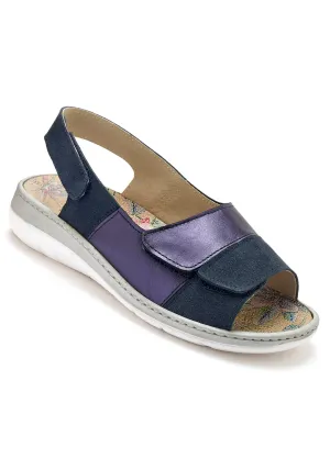 Comfortable, extra wide leather sandals