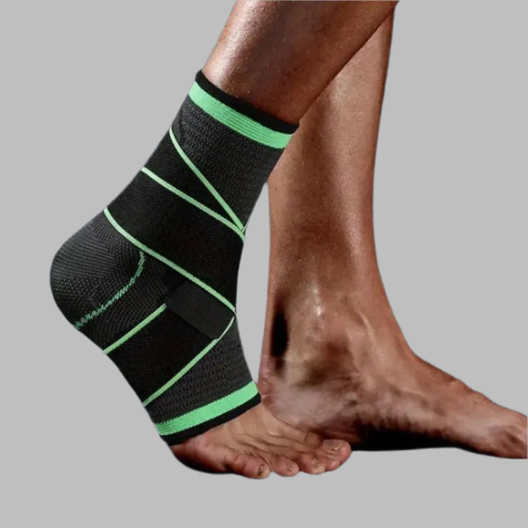 Compression Ankle Brace for Sports Injury Recovery and Support, Adjustable Fit for Ankle Stability and Pain Relief